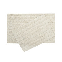 Набор ковриков для ванной Shalla Dax ekru молочный 40х60 см + 50х100 см