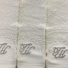 Набор полотенец Tivolyo Home Juliet beyaz из 3 шт. 30x50 см