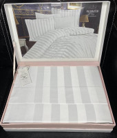 Постельное белье Maison D'or Fous Linens white бамбук белое евро