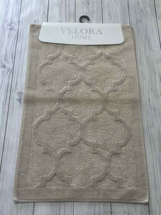 Набор ковриков для ванной Velora Home 50x60 см + 60x100 см, модель V16 бежевые