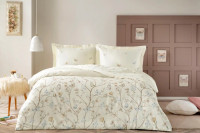 Постельное белье TAC Lesly krem семейное Постельное белье TAC Lesly krem семейное