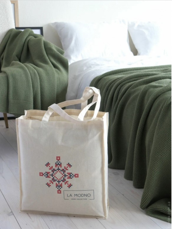 Плед La Modno Corn Olive 220x240 см