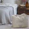 Муслинове покривало La Modno Fancy Simply Taupe 170x220 см