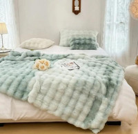 Плед - Покрывало Home Textile Sable 200x230 см с искусственного меха модель 5