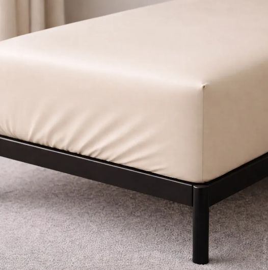 Простирадло натяжне U-tek сатин Boston Ivory Beige 160x190+30 см Простирадло натяжне U-tek сатин Boston Ivory Beige 160x190+30 см