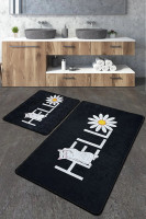 Набір килимків для ванної кімнати Chilai Home Holla Gato 60x100 см + 50x60 см