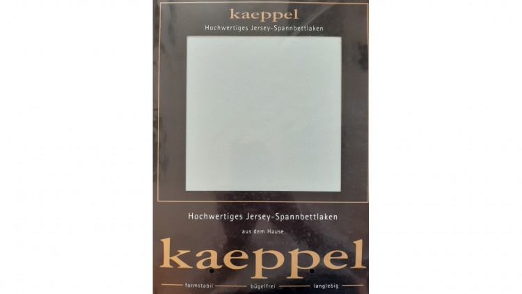 Простынь на резинке трикотажная Kaeppel 90-100х200+25 см цвет минт