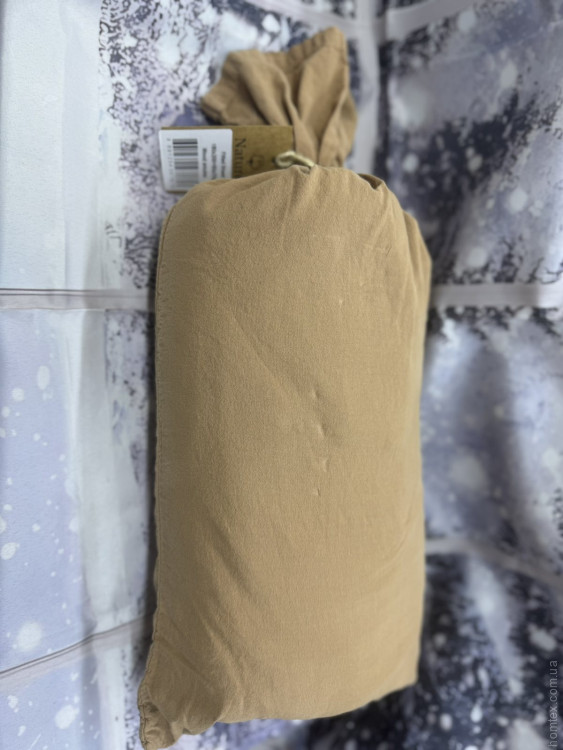 Простынь на резинке Naturel 180x200x30 см с наволочками 50х70 см горчичная Простынь на резинке Naturel 180x200x30 см с наволочками 50х70 см горчичная