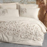 Постільна білизна Cotton Box Hemera євро з вишивкою