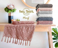 Набор махровых полотенец Fakili Tekstil vip cotton Naif 70x140 см из 6-ти штук