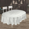 Скатертина овальна тефлонова Maison Royale Viyana 160x220 см біла