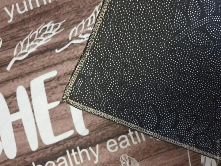 Набір килимків для кухні Homytex з 2-х штук 50x80+50x150 см Коричневий