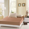 Простынь на резинке Zastelli Джерси-роллы Beige 160х200 см