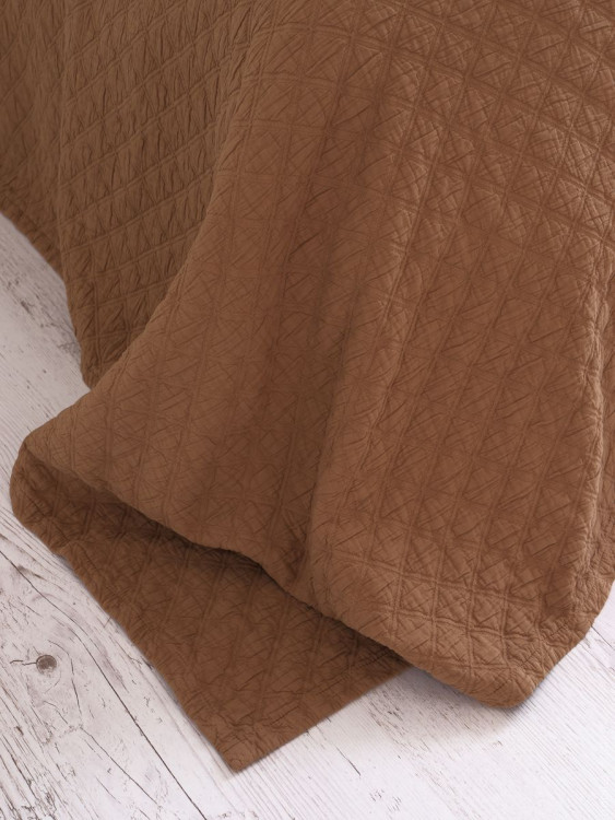 Покрывало с наволочками LIMASSO CAMBRIDGE WOOD SMOKE 180x240 см