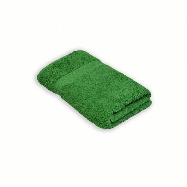 Махровое полотенце Home Line бордюр зеленое 70x140 см