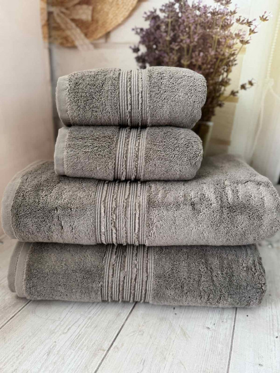 Набір махрових рушників Туреччина 52×77 см із 2-х штук, 80х150 см із 2-х штук, модель 5 Набір махрових рушників Туреччина 52×77 см із 2-х штук, 80х150 см із 2-х штук, модель 5