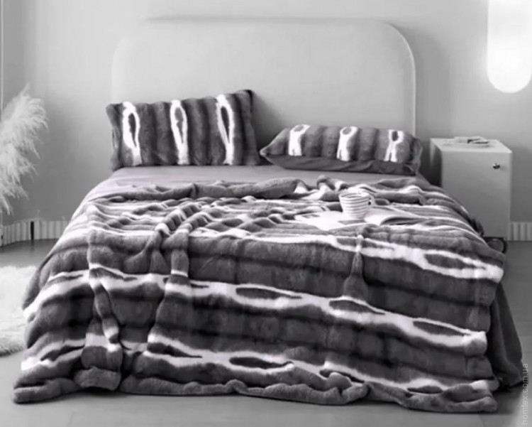 Плед - Покрывало Home Textile Sable 200x230 см с искусственного меха модель 6