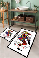 Набір килимків для ванної кімнати Chilai Home Joker 60x100 см + 50x60 см