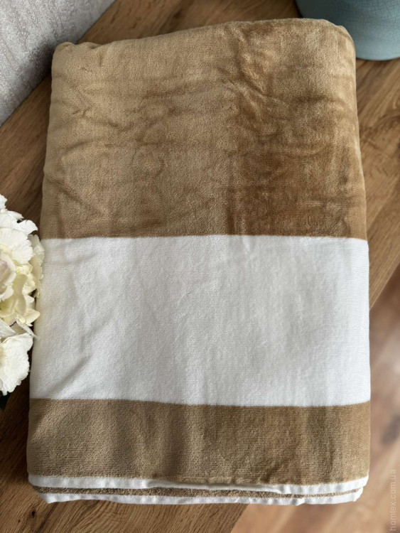 Пляжний рушник - пештемаль махра/велюр 105х180 см. модель 11