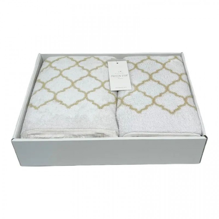 Набор полотенец Maison D'or LORENZA BEIGE 50x100 см + 85x150 см