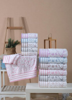 Набір махрових рушників Geylin 70x140 см з 6-ти штук, модель 2 Набір махрових рушників Geylin 70x140 см з 6-ти штук, модель 2