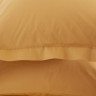Постельное белье Penelope Catherine mustard евро-макси с простынью на резинке (200х200+35 см)