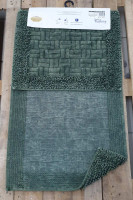Набор ковриков для ванной Zeron MOSSO модель V1 50x60 см и 60x100 см темно-зеленый