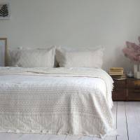 Покривало La Modno Vintage Beige з наволочками 230x250 см