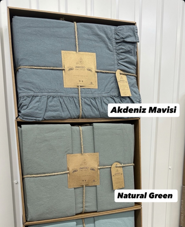 Постельное белье Limasso Akdeniz Mavisi Exclusive евро