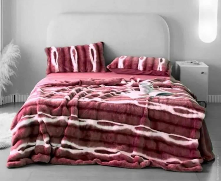 Плед - Покрывало Home Textile Sable 200x230 см с искусственного меха модель 7