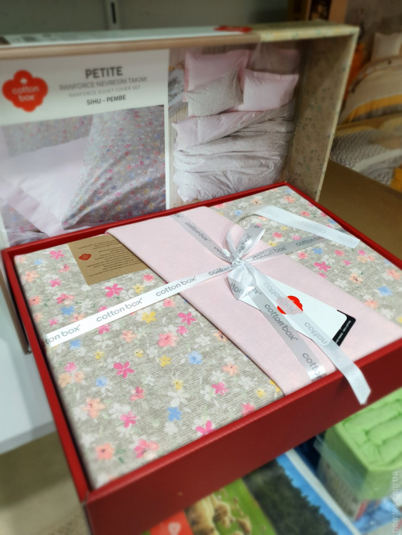 Постільна білизна Cotton Box ranforce Petite Sihu-pembe євро