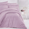 Постельное белье Saten Strip 160*220 (ТМ ARAN CLASY) Lila