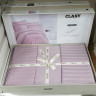 Постельное белье Saten Strip 160*220 (ТМ ARAN CLASY) Lila