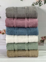 Набор махровых бамбуковых полотенец Sweet Dreams из 6 - ти шт. 50х90 см, модель 5