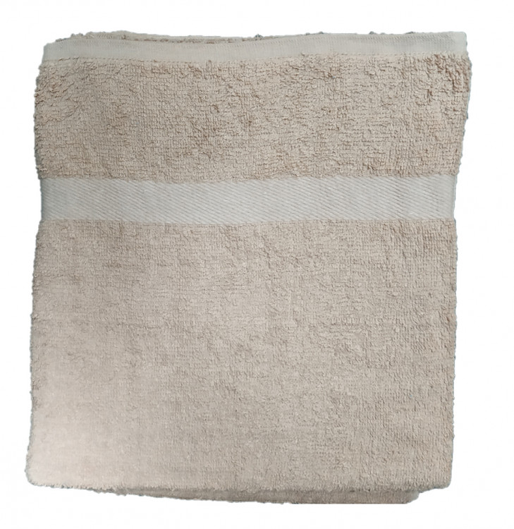 Махровое полотенце Zastelli 100х150 см кремовое