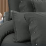 Постельное белье Sarev Monochrome dark gray сатин люкс евро