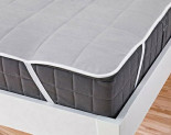 Наматрасник Utek Melange Cotton 160x190 см на резинках по углам 