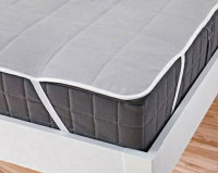 Наматрасник Utek Melange Cotton 160x190 см на резинках по углам 