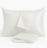 Наволочка U-tek Home Сатин Boston White Stripe 60х60 см