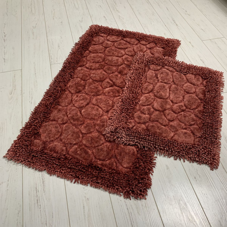 Набор ковриков для ванной Zerya, модель 6617 (50х60 см + 60х100 см)