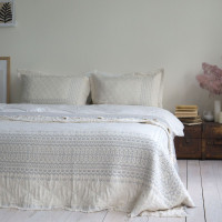 Покривало La Modno Vintage Grey з наволочками 230x250 см