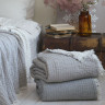 Муслинове покривало La Modno Fancy Simply Taupe 220x240 см