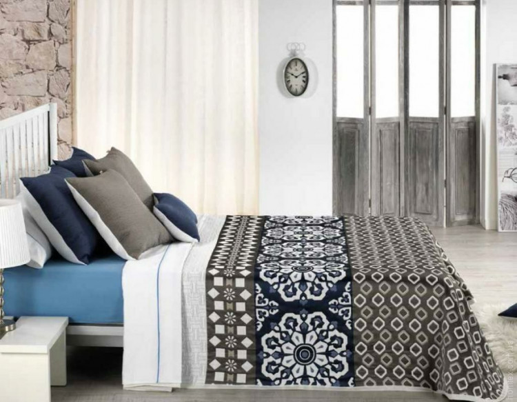 Покрывало двустороннее Canete Breda 20 blue 250x270 см