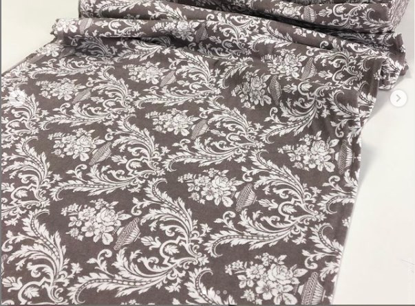 Простынь Almira mix фланель Версаль Кофейный 230x250 см