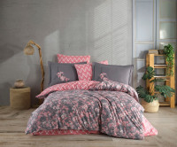Постельное белье Hobby Poplin Alanza пудровое евро