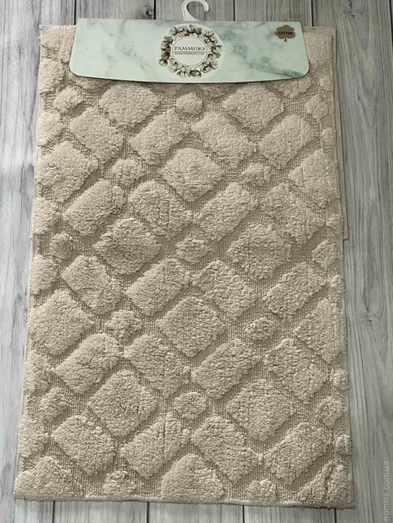 Набір килимків для ванної Pammuks з 2-х штук 50х60 см + 60х100 см, модель 15