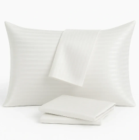 Наволочка U-tek Home Сатин Boston White Stripe 70х70 см