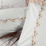 Постельное белье Cotton Box Polite Tarcin евро с вышивкой