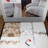 Постельное белье Cotton Box Polite Tarcin евро с вышивкой