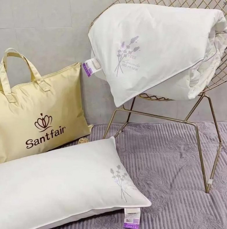 Ковдра з лавандою Santfair 200x230 см (50% лаванда, 50% мікрогель)